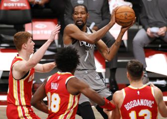 Resúmenes y resultados de la NBA: Kevin Durant frena a los Hawks