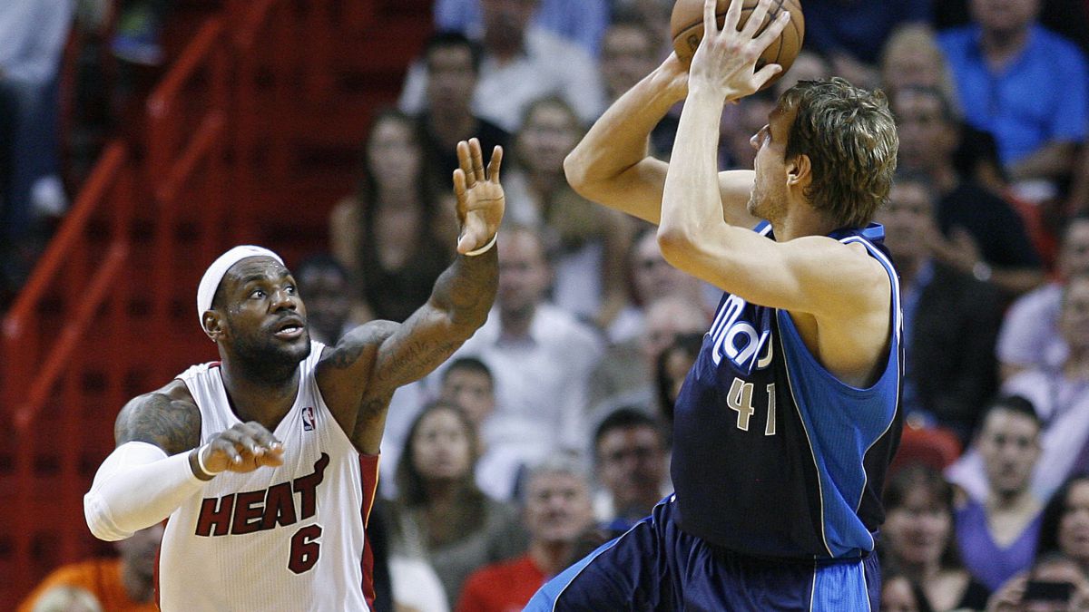 Lebron wade sale nowitzki