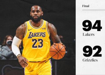 Los Lakers casi la lían, pero no: victoria y líderes del Oeste