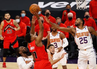 Los Raptors se hunden un poco más ante un Suns que vuelan