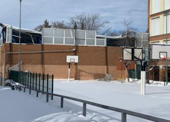 La Nevera del Ramiro de Maeztu se derrumba por culpa de la nieve