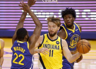 Los Warriors no aguantan el ritmo de Sabonis y sus Pacers