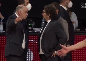 Tensión máxima entre Pablo Laso y el técnico del Bayern de Múnich