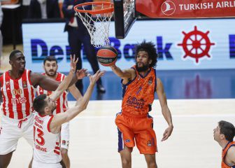 El Valencia Basket tumba al son de Labeyrie al Estrella Roja
