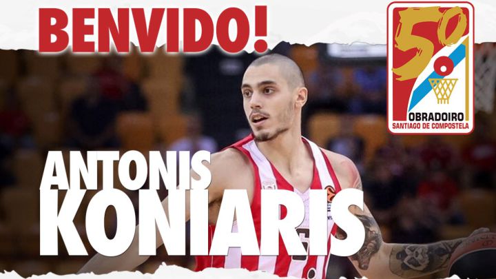 Antonis Koniaris, nuevo jugador del Monbus Obradoiro.