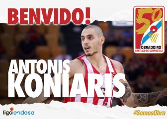 El heleno Antonis Koniaris refuerza a Monbus Obradoiro