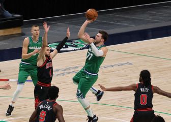 Y Luka Doncic se vistió de Michael Jordan: el show de jugón total ante los Bulls