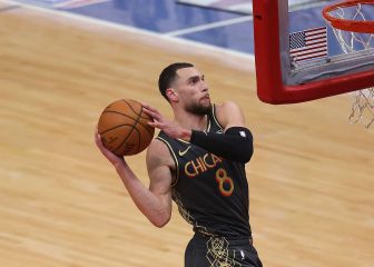 Ya no sólo gana concursos: Zach LaVine, a lo Jordan en Chicago