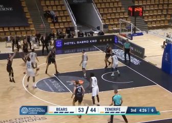 El Tenerife cierra la fase de grupos como primero y con derrota ante el Bakken Bears