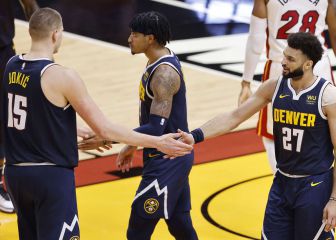 Los Nuggets siguen en ascenso a costa de unos Heat rotos