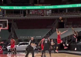 Lillard, en modo Jordan en un final de locos: hacer esto en menos de diez segundos es pura magia