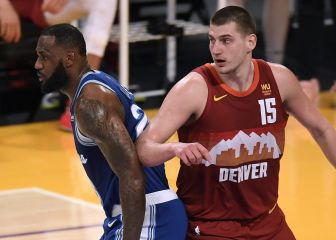 LeBron crecido, Jokic cohibido y victoria sencilla de los Lakers