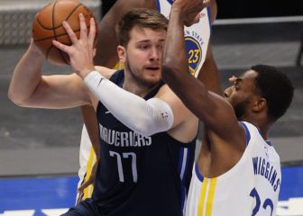 Duelo colosal: Luka Doncic (42) puede con un Curry divino (57)