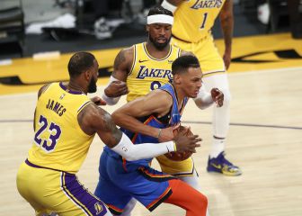 Una defensa de LeBron decide el partido ante los Thunder