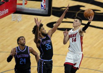 Tyler Herro da aire a los Heat