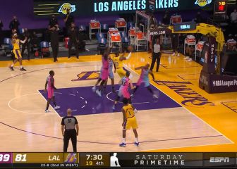 Totalmente salvaje: le ponen a LeBron el tapón de su vida y las alarmas saltan en todo EEUU