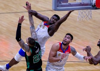 Ingram y Zion pescan en el desastre de los Celtics