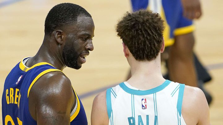Draymond Green y LaMelo Ball hablan tras el Golden State Warriors-Charlotte Hornets.