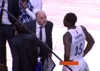 Pocas veces se le había visto así: el brutal enfado de Laso con Garuba... Las caras lo dicen todo...