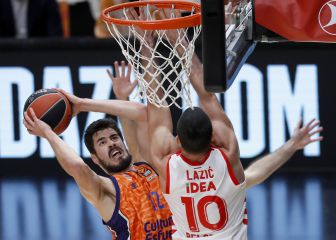 Nikola Kalinic, MVP de febrero de la Euroliga con el Valencia Basket