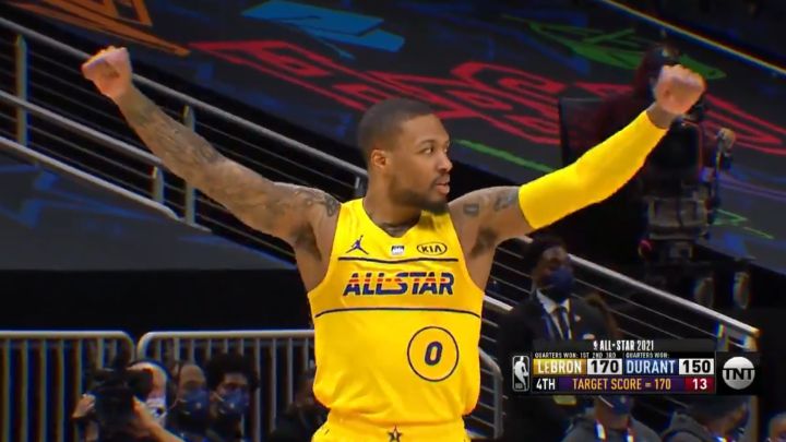 La jugada final del All Star es digna de ver: directo a la hemeroteca lo que hizo Lillard