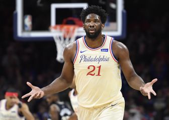 Embiid, ya por delante de Harden: 