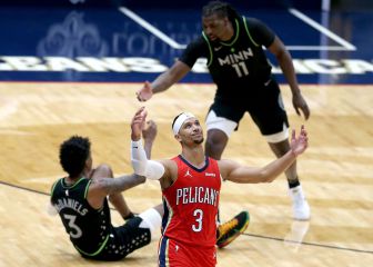 Los Wolves se dan todo un festín ante unos Pelicans inanimados