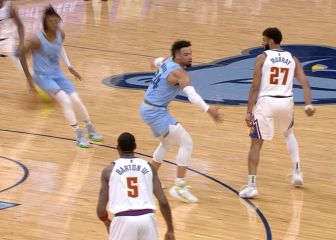 La asistencia de la madrugada NBA: con el retrovisor y toda la clase de Jamal Murray para Jokic