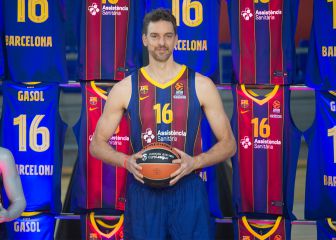Las imágenes de la presentación de Pau Gasol con el Barça