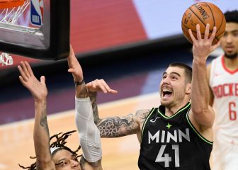 Un parcial mortal da la victoria a unos Wolves donde Juancho Hernangómez por fin despierta