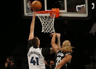 Irving y Harden pasan el trago ante unos peleones Timberwolves