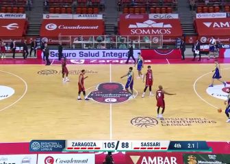 El Basket Zaragoza se impone de nuevo al Sassari