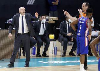 El Madrid recurrirá la sanción de la Euroliga a su técnico, Pablo Laso