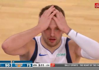 El grito a pleno pulmón de Doncic que le costó una técnica en el MSG