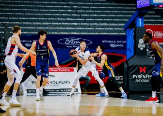 Buenas sensaciones del Baskonia, pero con una preocupante lesión