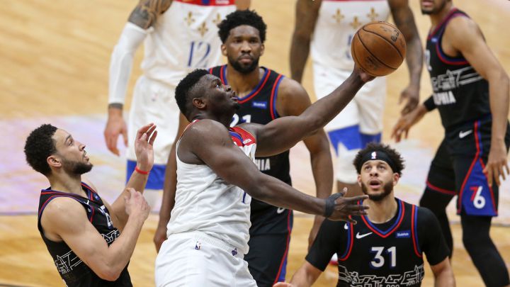 Zion Williamson funde a Embiid
