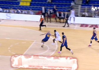 Pasó por alto y es elegida la jugada de la jornada: Garuba rompe a Calathes... ¡y matazo!