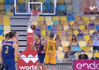 Los primeros puntos de Pau Gasol con el Barça en la Liga Endesa