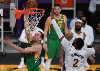 Los Lakers sellan la victoria ante los Jazz en la prórroga