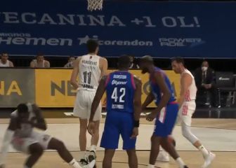 El Madrid siendo apalizado y un ex del Barça le hace esto a Garuba: fair play inexistente