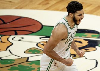 Jayson Tatum se viste de Larry Bird en una remontada mágica