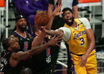 Los Lakers se hunden: nueva lesión de Davis ante unos duros Clippers