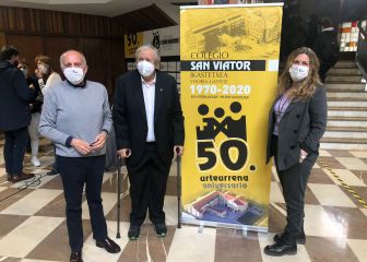 Pablo Laso, premio Faro Saria en el colegio San Viator