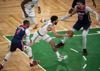 Un Tatum histórico rescata a los Celtics, que se citan con Irving