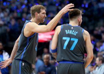 'Trash-talking' y una sonrisa: Doncic y el respeto de Nowitzki
