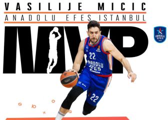 Vasilije Micic es anunciado como MVP de la Euroliga 2020/21