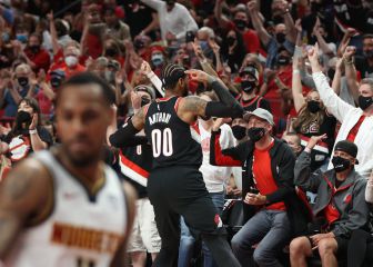 Estropicio de los Nuggets pese al día en negativo de Damian Lillard