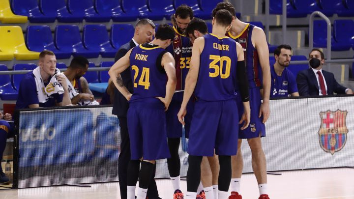 El entrenador del Barcelona, Sarunas Jasikevicius, valoró la victoria de su equipo ante el Joventut, en el primer partido de los cuartos de final del playoff ACB.