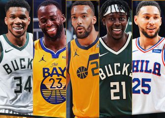 Gobert y Simmons encabezan los quintetos defensivos del año