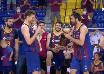 El gran gesto de Oriola con Pau Gasol para que levantase el trofeo